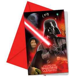 4,90 ADD 52084843970Pack 6 Star Wars inviti 