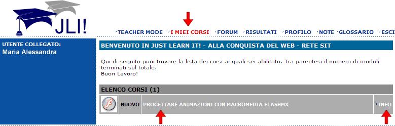 it La piattaforma e-learning JLI - Just Learn It è un ambiente di apprendimento online realizzato dal Laboratorio di Informatica Civica (LIC) del Dipartimento di Informatica e Com