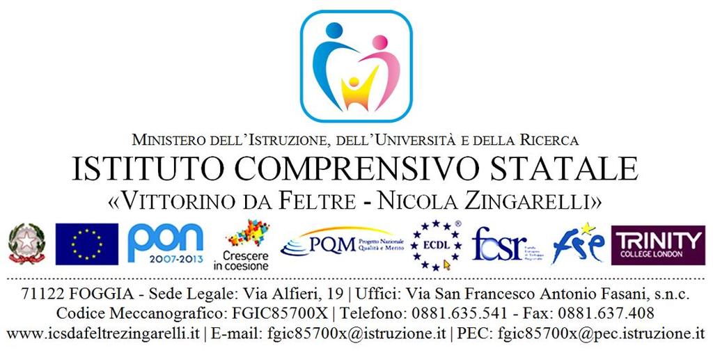 Prot. 3799/B10 Foggia, lì 20/10/2014 Al Personale Docente ed ATA Al Sito WEB AVVISO PER L INDIVIDUAZIONE DEL R.S.P.P. (Responsabile Servizio Prevenzione e Protezione) INTERNO ai sensi del D.