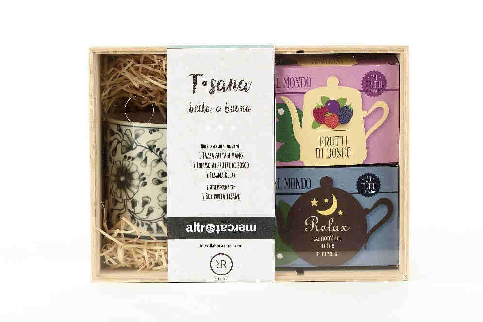 T-SANA Tisane e tazza in confezione regalo Codice: 1048 Peso: 80 g Prezzo consigliato al pubblico (IVA 22% inclusa) Minimo: Massimo: Confezione: pz Settore: S5 L ARTE DELL INFUSO SI FONDE CON L