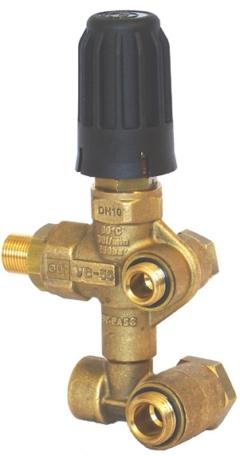 Valvole regolazione con scarico autom.- 22MPa-3130psi VB 56 - INTEGRATA - FISSAGGIO CON VITI CAVE - USCITA G3/8 M Codice Interasse Raccordi Tipo pompa Massa 60.1356.10 X:5 Y:53,5 G3/8 G1/2 Bertol.