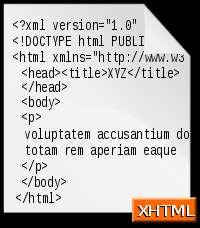 XML non è un linguaggio ma un metalinguaggio che, attraverso la definizione sintattica in un DTD (Data Type
