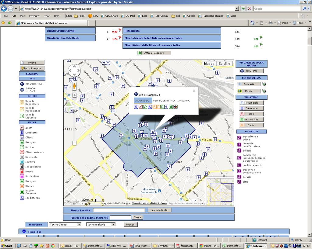 Geomarke3ng e bacini di sviluppo GEOMARKETING REPORTISTICA CUBO SVILUPPO e PARTNERSHIP GEO- MAPPING ILLUSTRATIVO q