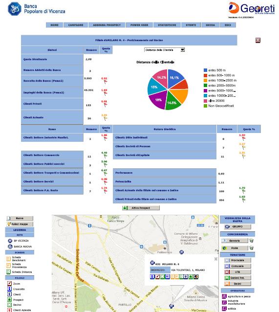 Geo- mapping GEOMARKETING REPORTISTICA CUBO SVILUPPO e PARTNERSHIP GEO- MAPPING ILLUSTRATIVO q Georeferenziazione dei prospect e allocazione degli stessi sulla base di logiche territoriali q