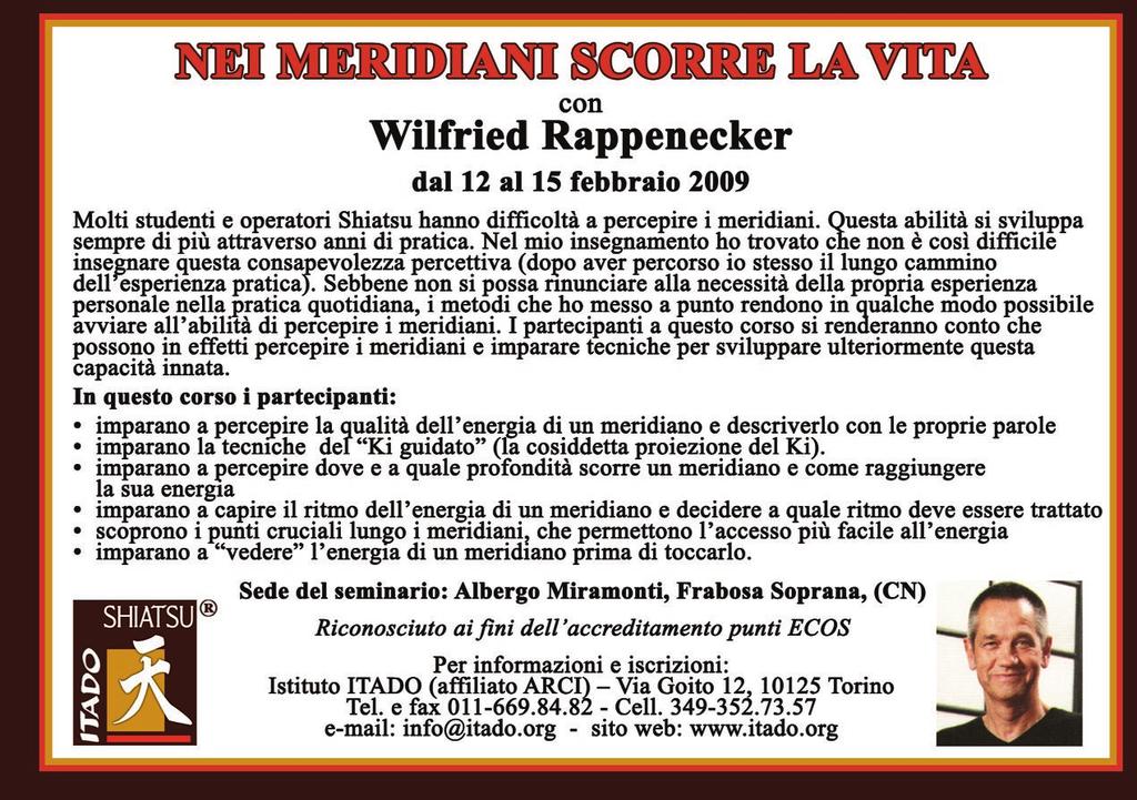 finestre del Cielo Significato nel breve periodo e nel lungo termine Il massaggio riflesso del piede nel trattamento dell equilibrio posturale VALIDO PER 20 PUNTI ECOS-FIS 13-14-15 marzo 2009 SPORT