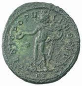 SPL 70 1031 Follis (Ostia) -  - R/ Castore e