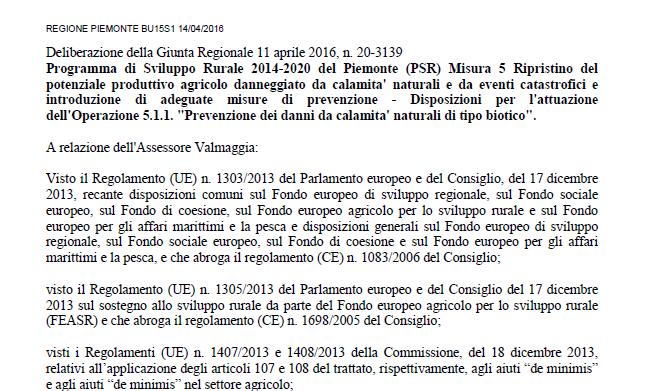 Impegno finanziario Nessun aiuto finanziario richiesto alla Unione