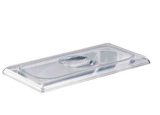 AG180165120 18x16,5 h12 cm - cap. 2,5 lt Bacinella gelateria in policarbonato Polycarbonate ice-cream pan Cod.