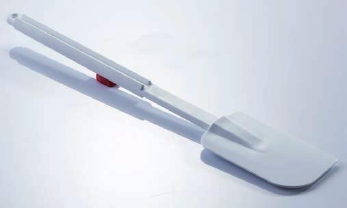 Spatole in gomma a cucchiaio con manico in plastica Spoon shaped rubber spatulas with plastic handle Cod.