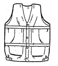 Accessori e fregi pertinenti al capo: Condizioni di utilizzo: indossato a tracolla durante il servizio appiedato. 9.