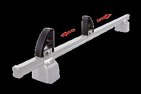 Special shaped «H» steel profile = higher strength for heavy loads.