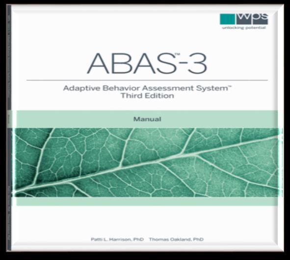 Scale (dai 6 ai 60 anni) ABAS - Adaptive