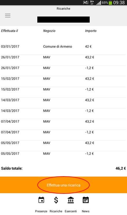 FINE: Generazione MAV da COMUNICAPP Una volta generato il codice MAV da subito sarà possibile effettuare la ricarica attraverso una delle seguenti modalità: presso ogni sportello bancario d Italia,