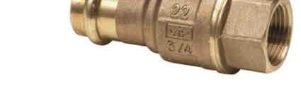 1472 018-1/2" 50 260 13,0 (Tubo rame/acciaio Europa - ISO228/1) F688P0022.1472 022-3/4" 40 370 14,8 Corpo in bronzo, sfera in ottone crom., asta antiscoppio in ottone F688P0028.