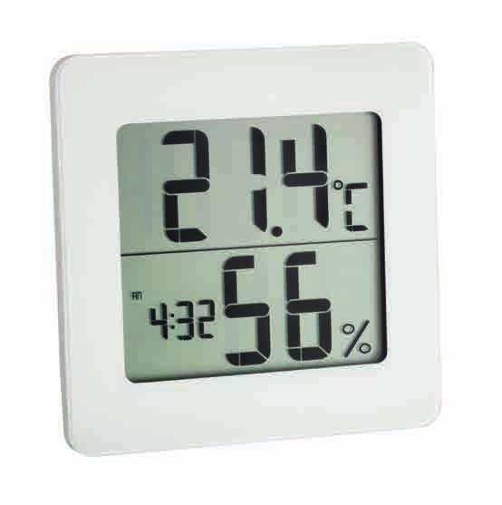 26 Pop TF 30.3051.02 4 009816 024633 Pop TF 30.3051.02 Termometro digitale wireless. Ampio display per temperatura interna ed esterna separati Trasmettitore per la temperatura esterna (max.