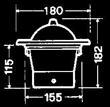 Alta velocità (>25 nodi), ø 5, graduazione 5, 24V