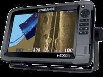 00 LOWRANCE HOOK-9 CHIRP. Chartplotter/Fishfinder. Display 9, 16-bit color TFT, retroilluminato led, 800 x 480 pixels.  da pesca sportiva. Potenza broadband 500 W RMS. Impermeabile IPX7. Alim.