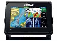 SIMRAD GO7 XSE. Chartplotter/Fishfinder. Display 7 ad alta risoluzione, Widescreen, WVGA color TFT LCD, 800 x 480 pixels, LED / 1200 nits.