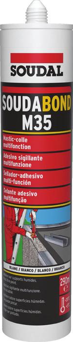 40 ± 5 Shore A Peso specifico 1,60 g/ml Recupero elastico > 75% (ISO 7389) Capacità massima movimento ± 20