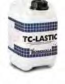 collanti e adesivi tc-lastic Lattice elasticizzante e adesivizzante di gomma sintetica per collanti e malte cementizie. Liquido bianco.