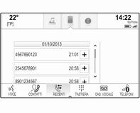 Selezionate z per iniziare subito la chiamata. Visualizzazione dei dettagli dei contatti Se per un contatto è memorizzato più di un numero, selezionate il rispettivo contatto.