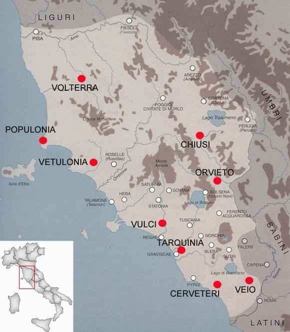 TAV. II Etruria: i nove contesti insediativi