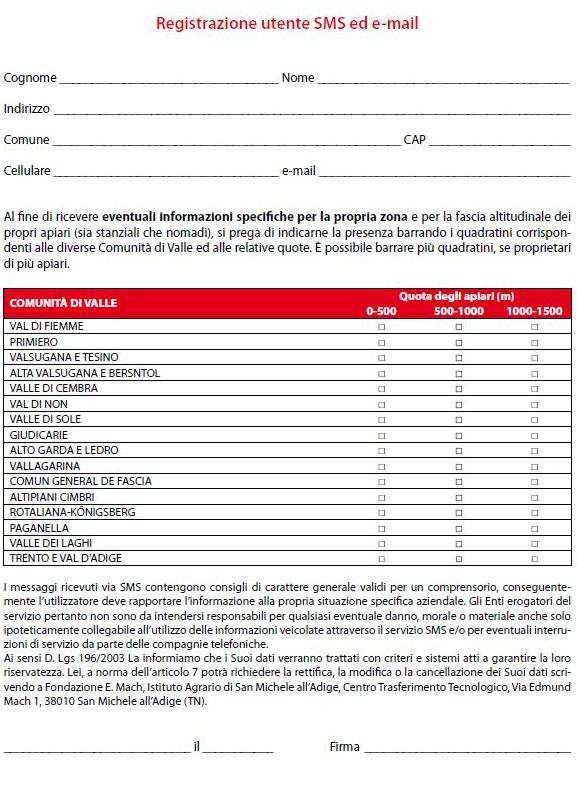 SIGLE E DATI DEI DIVERSI APIARI GESTITI CODICI DEI CEPPI O RAZZE ALLEVATI E ULTIMO NUMERO USATO PER RAZZA/CEPPO IL SERVIZIO SMS APICOLTURA DELLA FEM CTT DAL 2012