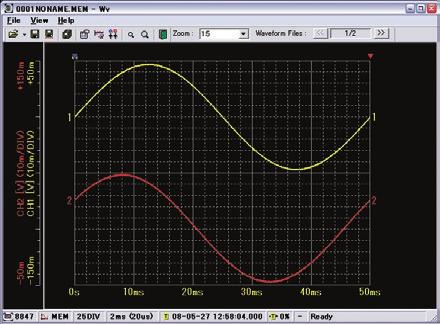 Wave-Viewer software HMR-Terminal - Wave-Viewer Applicativo software per lavisualizzazione dei dati delle forme d onda L applicativo software Wave-Viewer è fornito in dotazione a tutti gli