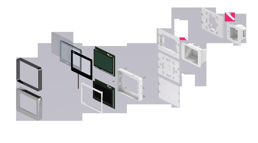 1 2 3 ORDINA IN TRE PASSI 1. Scegli la cornice anteriore da associare all estetica che preferisci ishape oppure STD Shape. 2. Scegli il kit corpo contenitore con colore abbinato alla cornice anteriore.