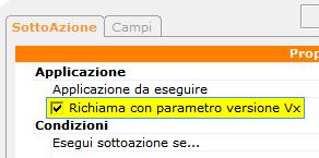 Nella sottoazione di richiamo di un eseguibile è possibile gestire l esito della chiamata (da V3.0.4).