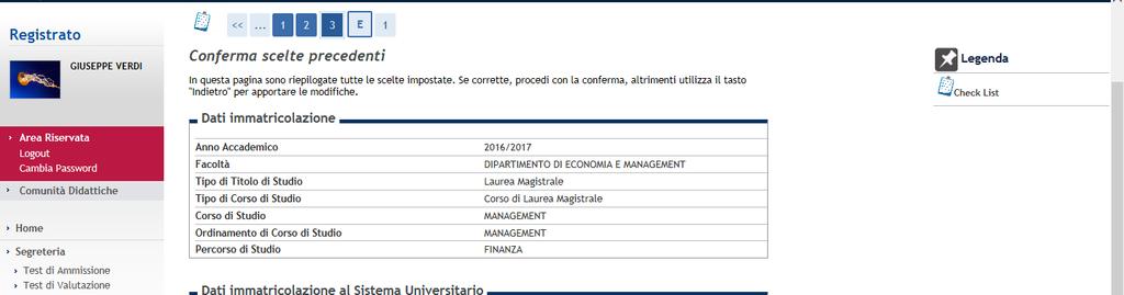 scegliere l opzione