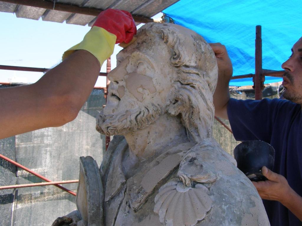 LA STATUA L INTERVENTO DELL IMPRESA MARIO CATANIA