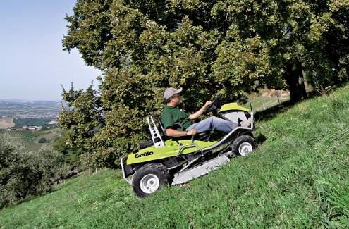 Climber 8 Trattore trinciaerba idrostatico con grandi prestazioni Grillo Climber 8.22 è un trinciaerba idrostatico a lama, con soluzioni innovative che rendono le sue prestazioni elevate.