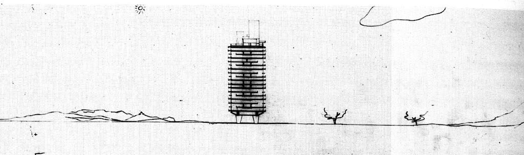 LE CORBUSIER Nella casa tradizionale la distribuzione interna è condizionata dalla posizione necessariamente periferica dell ingresso, a sua volta dipendente dall intorno urbano.