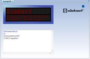 4 Primi passi Avvio del programma Per avviare Siebert DisplayManager, cliccare su "Programma Siebert DisplayManager" nella barra di avvio di Windows.