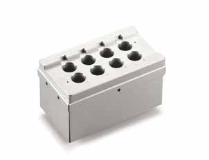 refrigerante a 96 pozzetti 5A127 1 pz Blocco refrigerante a 8 pozzetti 5A125 1 pz Blocco refrigerante a 20