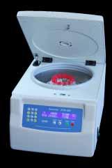 STRUMENTAZIONE - PRISM R - refrigerata per micropipette Velocità max 13.500 rpm, RCF max 17.135 xg, temperatura fino a -10 C. Timer da 0,5 a 99 minuti.