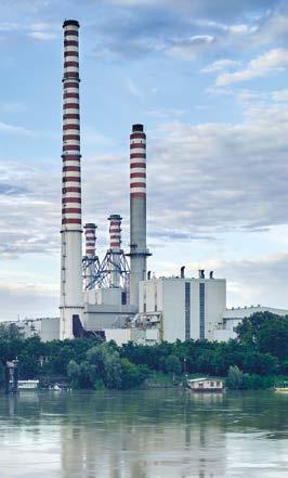 L uso combinato dei turbogas e della turbina a vapore consente all impianto di raggiungere un alto rendimento (circa 57%), con un contenuto impatto ambientale.