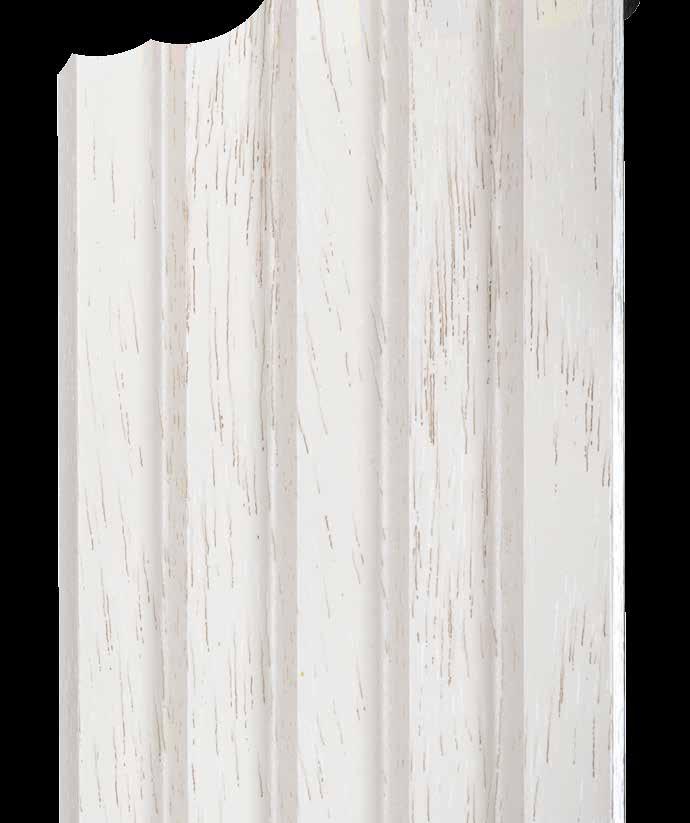 Scala Cornice in legno da 8,5 cm lavorato artigianalmente. Colori disponibili: Bianco, argento e nero.