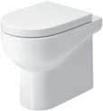 Floor and wall hung WCS flush with just 3 litres instead of the traditional 9 lt.