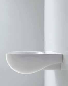 lavabo 75 sospeso NUV 200/75, disponibile nelle dimensioni 60x45 NUV 200/60;