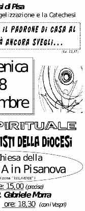 a di Avvento Is 11,1-10; Sal 71; Rm 15,4-9; Mt 3,1-12 E la prima Domenica del mese.. non dimentichiamo di portare alimenti per le persone svantaggiate 16.