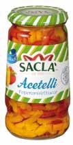 La dispensa Peperoni Acetelli saclà g 290 sg. 150 al kg 7,93 Capperi saclà g 200 sg.