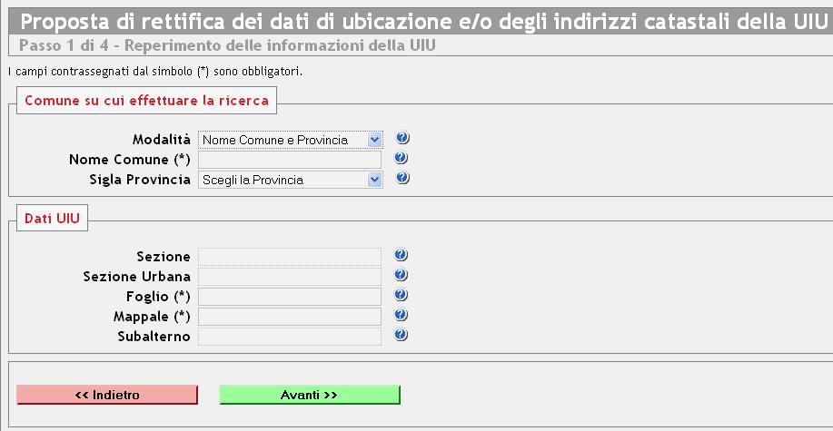 7. Macro Servizio 7: Inoltro segnalazioni all Agenzia del territorio (Modulo PLUS) Il Modulo Plus propone funzioni che consentono di comunicare proposte di modifica ai dati catastali dal basso verso