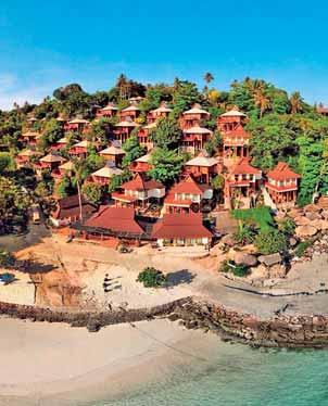 Il fascino del resort è la tranquilla atmosfera creata dalle ondeggianti palme da cocco, i giardini profumati ed una lunga spiaggia scintillante che domina il cristallino Mar delle Andamane.