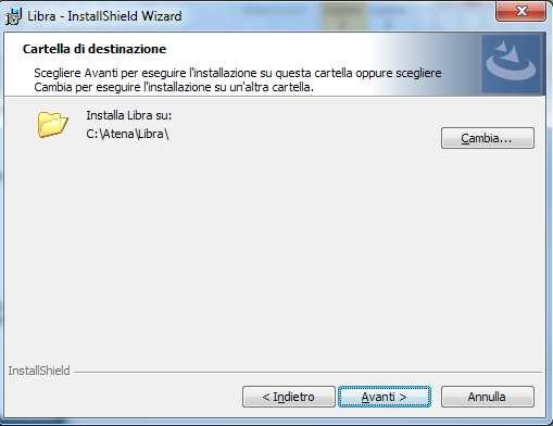 4. Verificare che la cartella d installazione sia