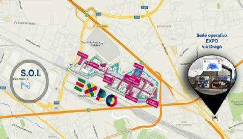 Speciale EXPO Milano 2015 Figura 14 Centrali Operative Area Expo Presso la centrale di via Drago sono stati creati tre centri interconnessi per la gestione degli eventi di sicurezza o di eventi