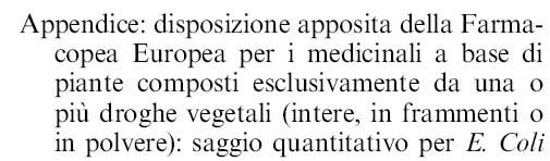 Rivitalizzazione 1:10 brodo lattosio 2-5h Incubazione di 0.1, 0.01, 0.