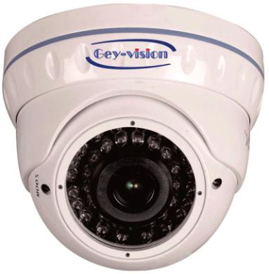 TELECAMERE IP DOME 2 MPx A GEY 233632 Telecamera IP 2MP a colori con sensore 1/27" Sony MX CMOS Obbiettivo Varifocale 2,12mm Filtro meccanico,wdr IR led 30 Portata 30M Compressione video H26