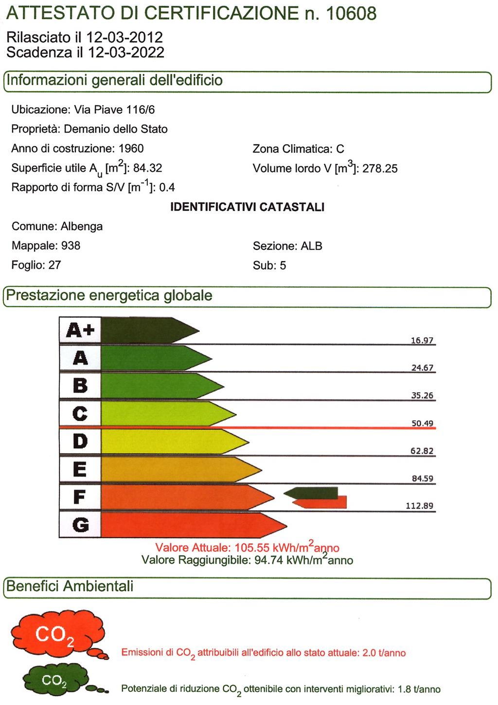 ALLEGATO 7 Certificato ACE